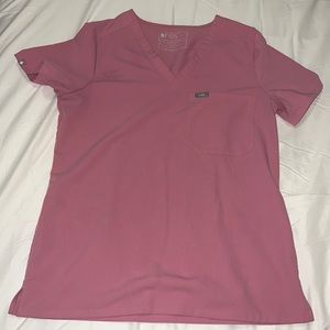 Figs Scrub Top with some stains